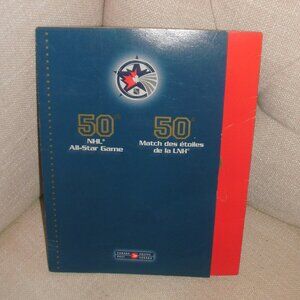 Collectible 2000 50th All Star NHL Game Commemorative Stamps Full Sheet & Folder